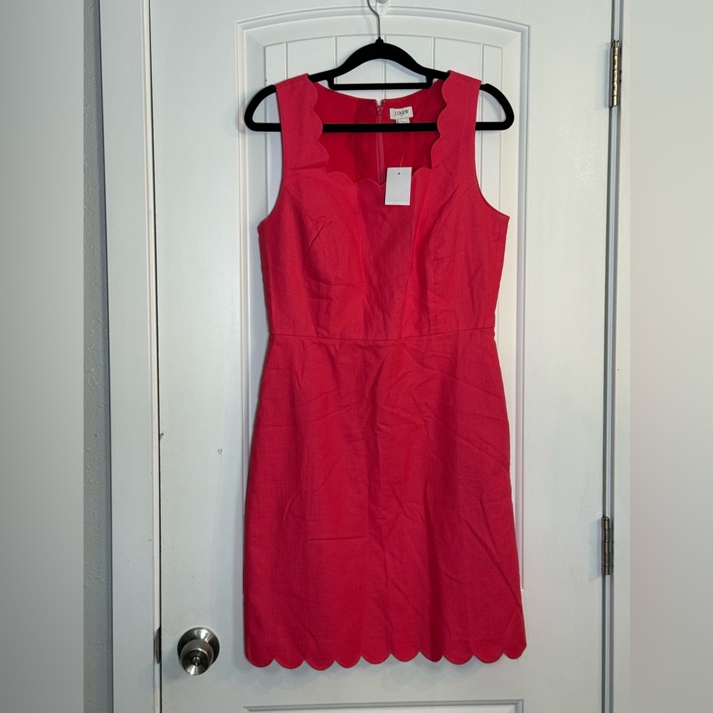 J. Crew Vibrant Pink Sleeveless Dress Size 4